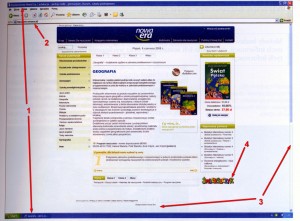 Screenshot strony internetowej wydawnictwa w podręczniku, s. 19